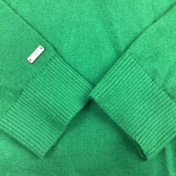 Tommy Hilfiger V Neck Preppy Grandpa Cardigan Sweater Women's Men's S Green Blue - Picture 8 of 8